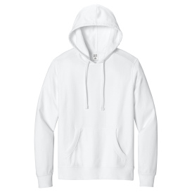 District DT8100 Re-Fleece Pullover Hoodie - White