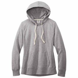 District DT8101 Women\'s Re-Fleece Hoodie - Light Heather Grey