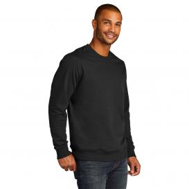 District DT8104 Re-Fleece Crew Neck Sweatshirt - Black