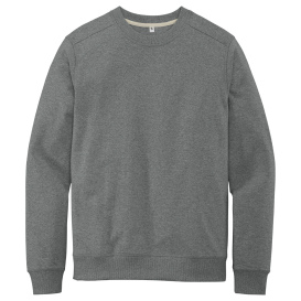 District DT8104 Re-Fleece Crew Neck Sweatshirt - Deep Grey Heather