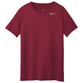Nike DV7317 Youth Team rLegend Tee - Team Maroon