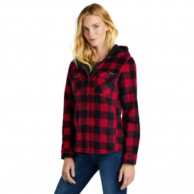 Eddie Bauer EB229 Ladies Woodland Shirt Jac - Radish Black