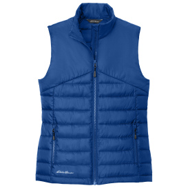 Eddie Bauer EB513 Ladies Quilted Vest - Cobalt Blue
