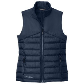 Eddie Bauer EB513 Ladies Quilted Vest - River Blue Navy