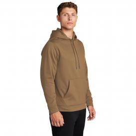 Sport-Tek F244 Sport-Wick Fleece Hooded Pullover Sweatshirt - Woodland Brown