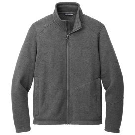 Port & Company F428 Arc Sweater Fleece Jacket - Grey Smoke Heather