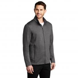 Port Authority F905 Collective Striated Fleece Jacket - Sterling Grey Heather
