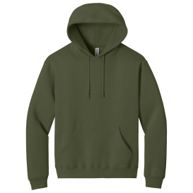 Jerzees H12M Rugged Unisex Hooded Sweatshirt - Military Green