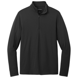 Port Authority K112 Dry Zone UV Micro-Mesh 1/4-Zip - Deep Black