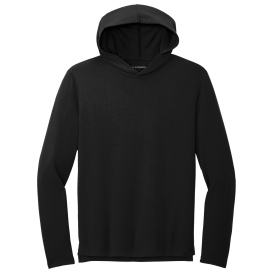Port Authority K826 Microterry Pullover Hoodie - Deep Black
