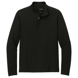 Port Authority K829 Fairway Stretch 1/4-Zip - Deep Black