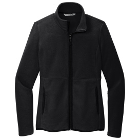 Port Authority L110 Ladies Connection Fleece Jacket - Deep Black