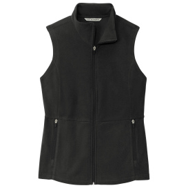 Port Authority L152 Ladies Accord Microfleece Vest - Black