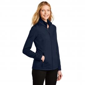 Port Authority L239 Ladies Grid Fleece Jacket - River Blue Navy