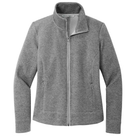 Port Authority L422 Ladies Network Fleece Jacket - Grey Heather
