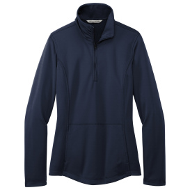 Port Authority L804 Ladies Smooth Fleece 1/4-Zip - River Blue Navy