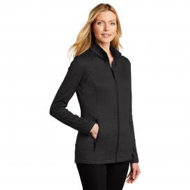 Port Authority L905 Ladies Cozy Fleece Jacket - Deep Black Heather