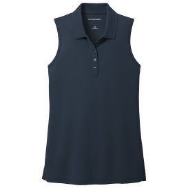 Port Authority LK110SV Ladies Dry Zone UV Micro-Mesh Sleeveless Polo - River Blue Navy
