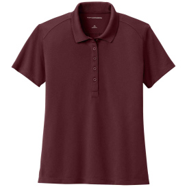 Port Authority LK240 Ladies Wearever Performance Pique Polo - Burgundy