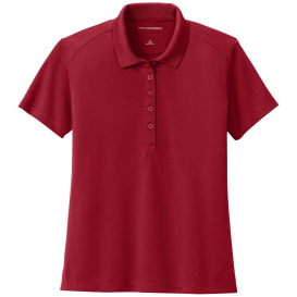 Port Authority LK240 Ladies Wearever Performance Pique Polo - Rich Red