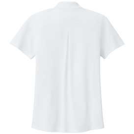 Port Authority LK240 Ladies Wearever Performance Pique Polo - White
