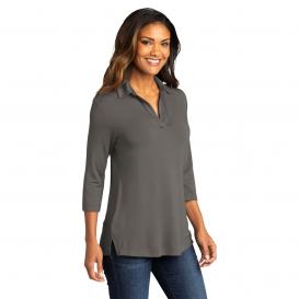 Port Authority LK5601 Ladies Luxe Knit Tunic - Sterling Grey