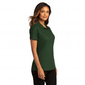 Port Authority LK810 Ladies SuperPro React Polo - Dark Green