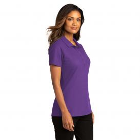 Port Authority LK810 Ladies SuperPro React Polo - Purple