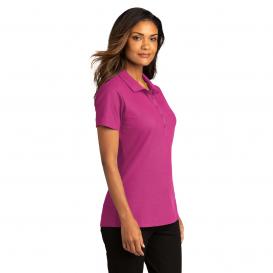 Port Authority LK810 Ladies SuperPro React Polo - Wild Berry