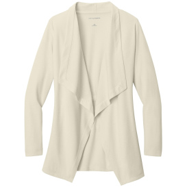 Port Authority LK820 Ladies Breakwater Open Cardigan - Parchment