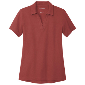 Port Authority LK867 Ladies C-FREE Cotton Blend Pique Polo - Garnet