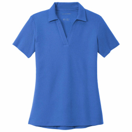 Port Authority LK867 Ladies C-FREE Cotton Blend Pique Polo - True Blue