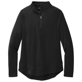 Port Authority LK870 Ladies C-Free Cypress 1/4-Zip - Deep Black
