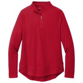 Port Authority LK870 Ladies C-Free Cypress 1/4-Zip - Rich Red