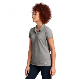 New Era LNEA301 Ladies Slub Twist Polo - Shadow Grey Twist