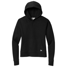 New Era LNEA550 Ladies Comeback Fleece Pullover Hoodie - Black