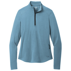 OGIO LOG153 Ladies Motion 1/4-Zip - Blue Mist