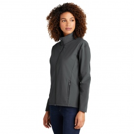 OGIO LOG755 Ladies Commuter Full-Zip Soft Shell - Diesel Grey