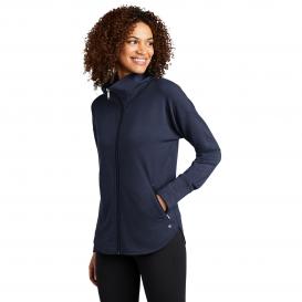 OGIO LOG812 Ladies Luuma Full-Zip Fleece - River Blue Navy