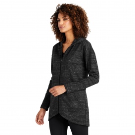 OGIO LOG823 Ladies Flux Full-Zip Hoodie - Blacktop Heather