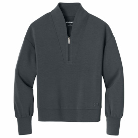 OGIO LOG861 Ladies Transcend 1/4-Zip - Tarmac Grey