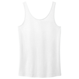 Port & Company LPC099TT Ladies Beach Wash Garment-Dyed Tank - White