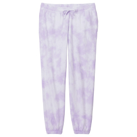 Port & Company LPC140P Ladies Beach Was Cloud Tie-Dye Sweatpant - Amethyst