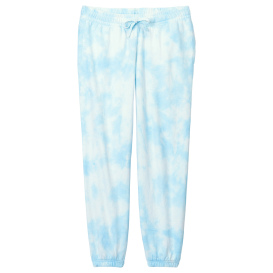 Port & Company LPC140P Ladies Beach Was Cloud Tie-Dye Sweatpant - Glacier