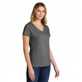 Port & Company LPC330V Ladies Tri-Blend V-Neck Tee - Graphite Heather
