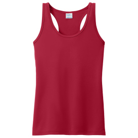 Port & Company LPC380TT Ladies Performance Tank - Red