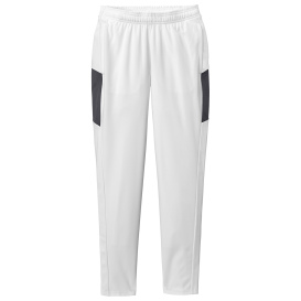 Sport-Tek LPST800 Ladies Travel Pants - White/Iron Grey