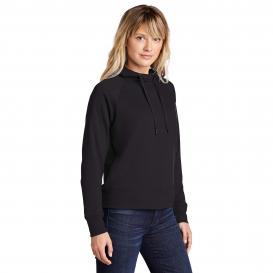 Sport-Tek LST272 Ladies Lightweight French Terry Pullover Hoodie - Black