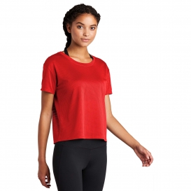 Sport-Tek LST411 Ladies PosiCharge Draft Crop Tee - True Red