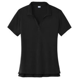 Sport-Tek LST535 Ladies Sideline Polo - Black